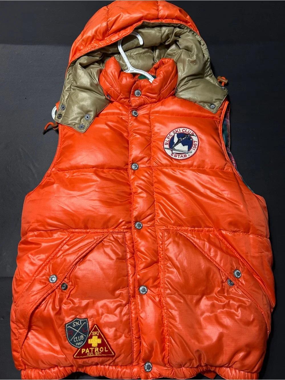 POLO RALPH LAUREN VINTAGE SKI PUFFER VEST GILET Size M